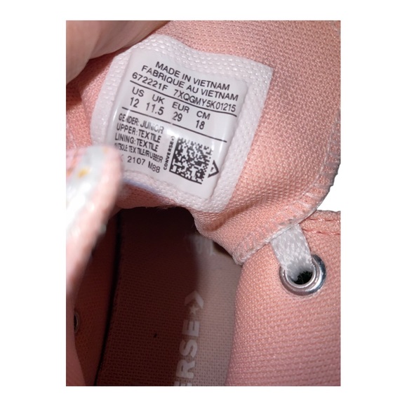 Converse Chuck Taylor All Star High Top GS 'Constellations' Shoes Youth Size 12 - Picture 10 of 10